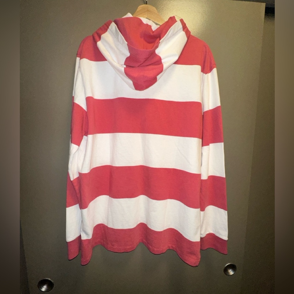 NWT STRIPED JERSEY HOODED RUGBY SHIRT
POLO RALPH LAUREN - Picture 4 of 5